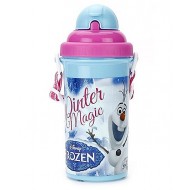 Disney Frozen Magic 500 ml Water Bottle, Blue Pink